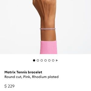 Swarovski Pink tennis Bracelet